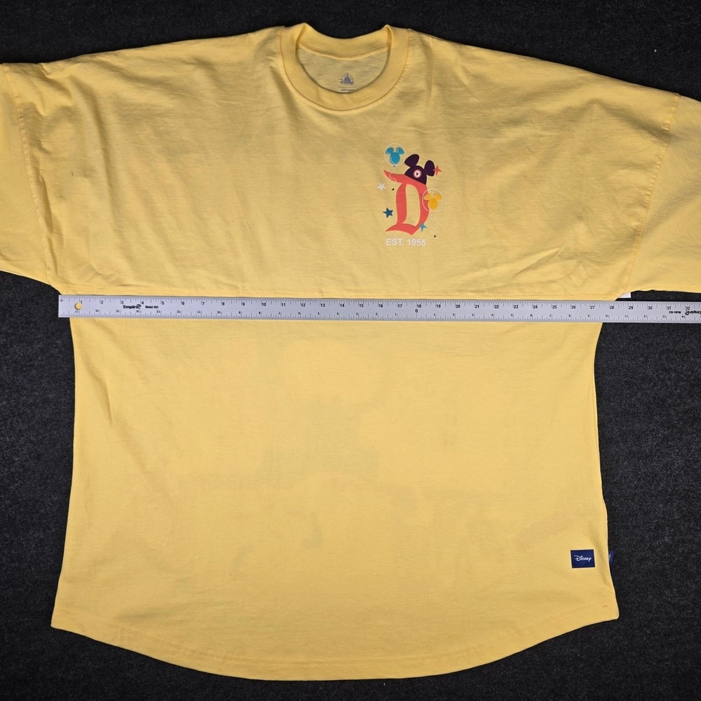 NWT Disney Disneyland Resort Play in Parks Yellow Spirit Jersey Size XXL - Picture 7 of 12